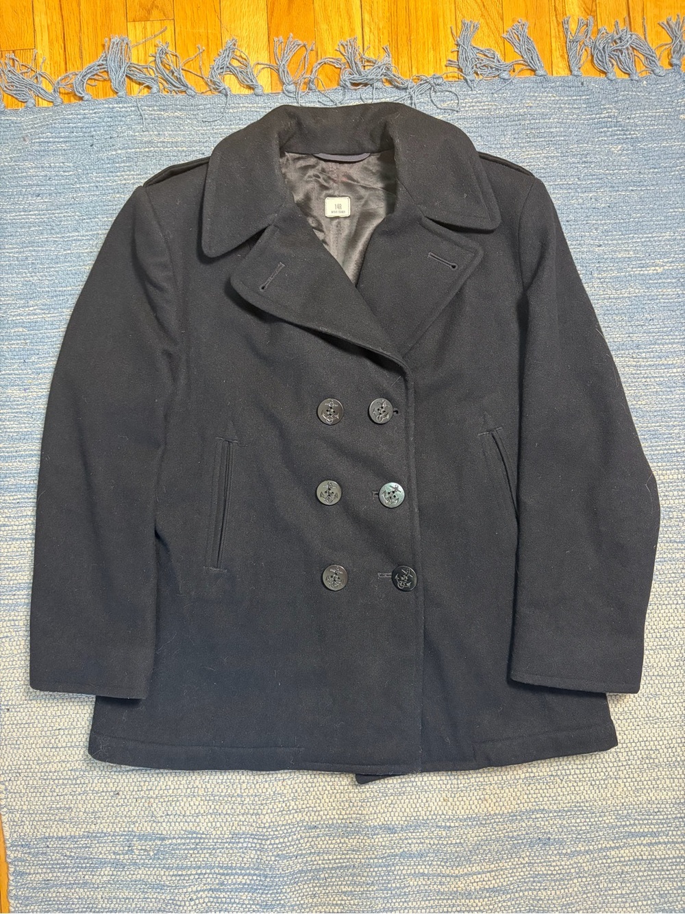 US Navy Women's Enlisted Overcoat – Size 14R